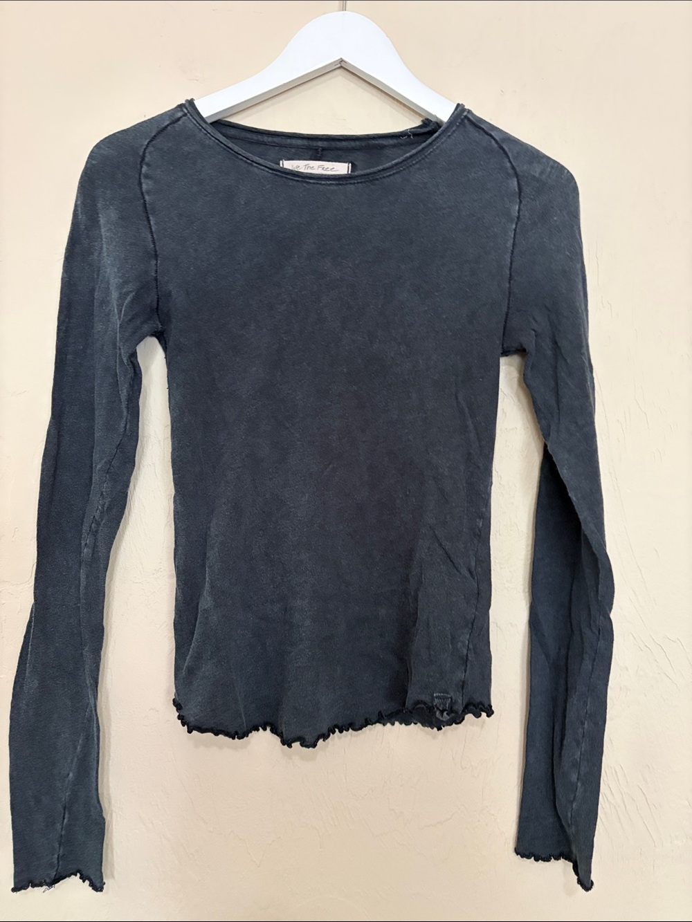Free People We The FreeBe My Baby Long Sleeve Tee. Great Condition!